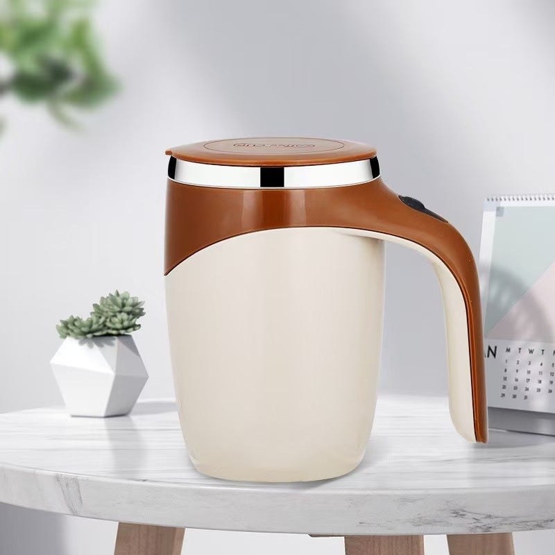 Automatic Magnetic Stirring Cup - Portable Self-Mixing Stainless Mug