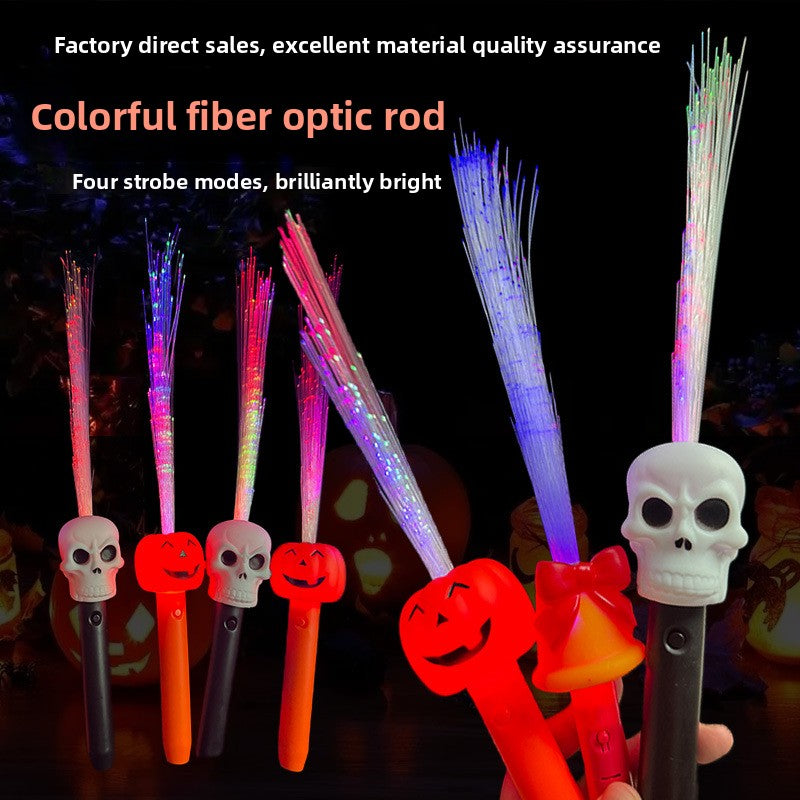 Colorful Luminous Toys Pumpkin Skull Halloween