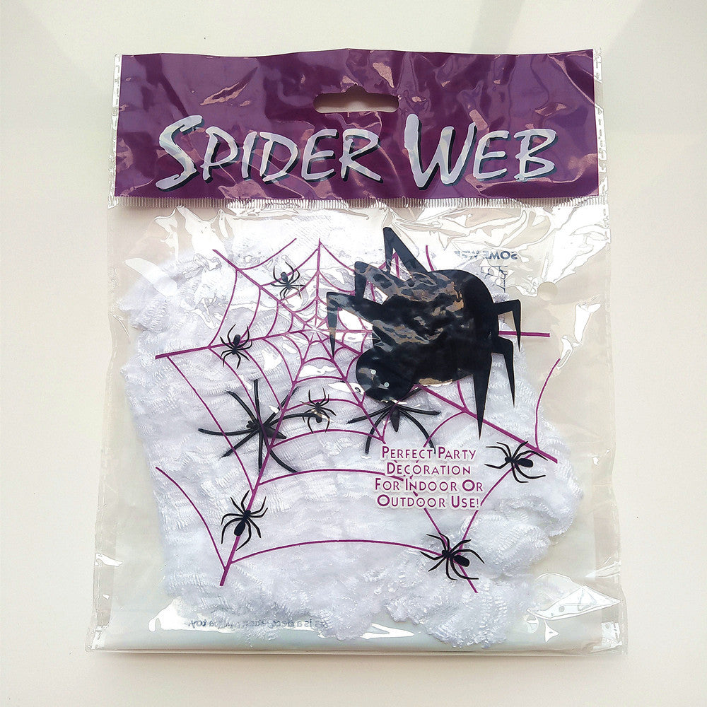 Halloween Decoration Luminous Spider Cotton