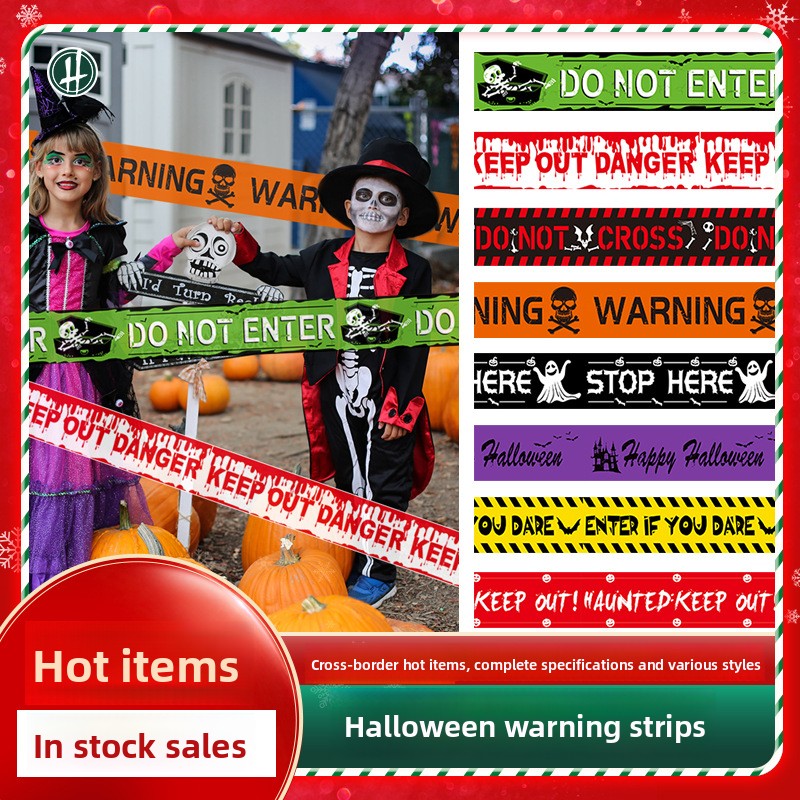 Assorted 9 pack isolation WARNING tape 