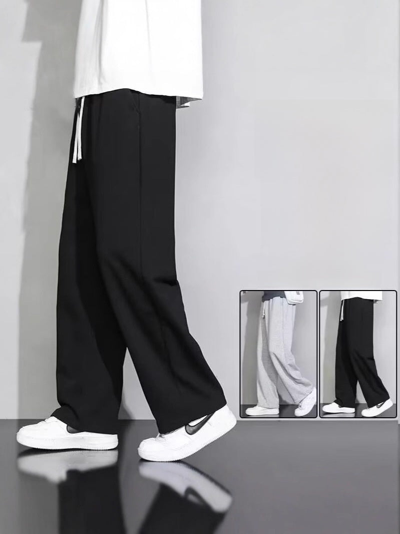 2 Pack Wide-Leg Casual Long Pants