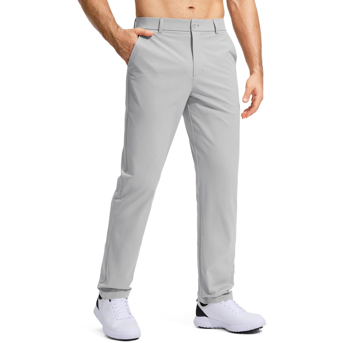 Men's Performance Straight-Leg Stretch Suit Pants - Wrinkle-Resistant - product image 5