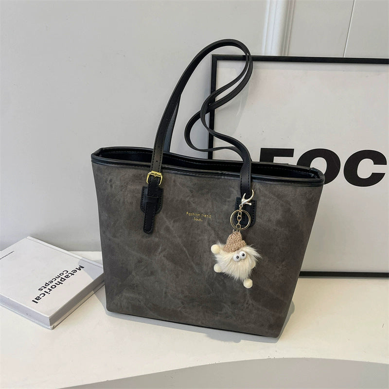 Suede Bucket bag