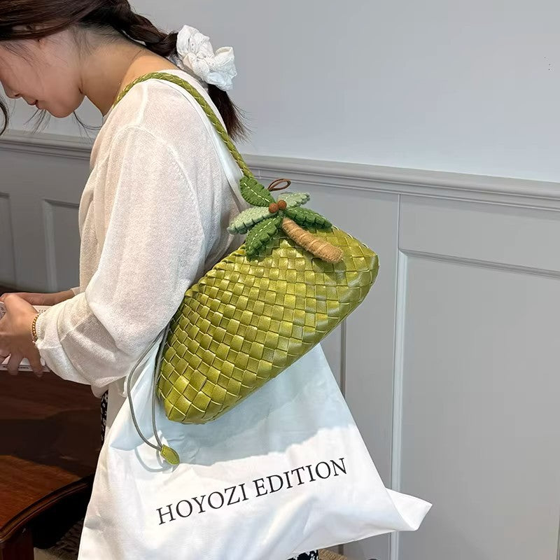 Handmade Woven Underarm Shoulder Bag