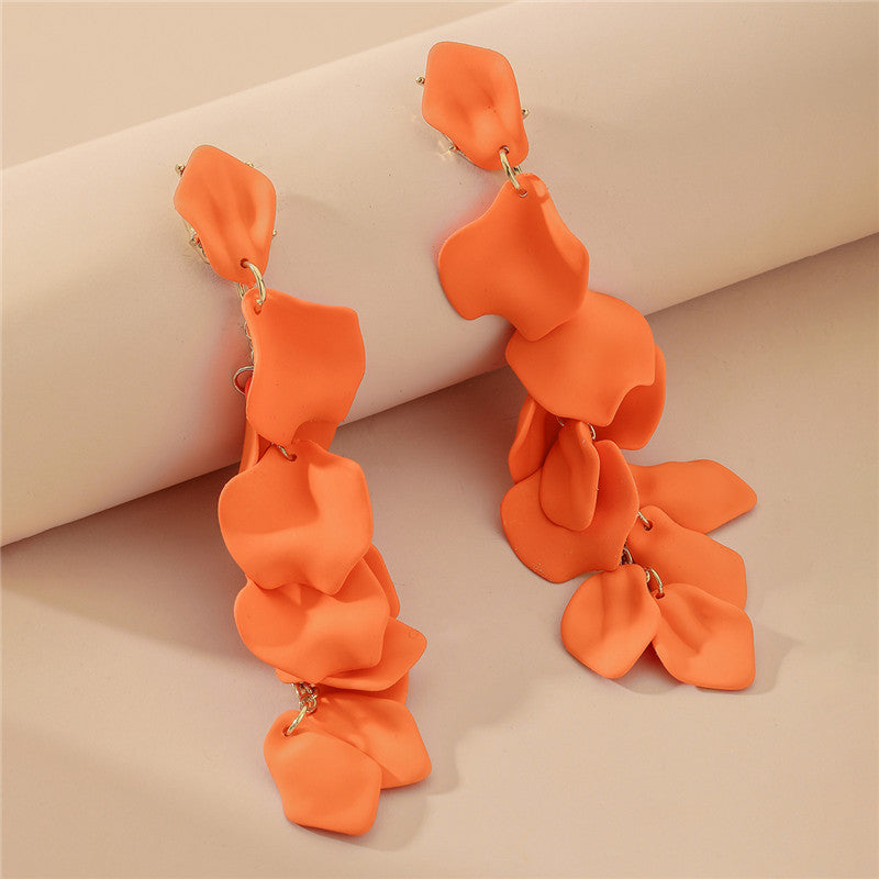 Floral earrings