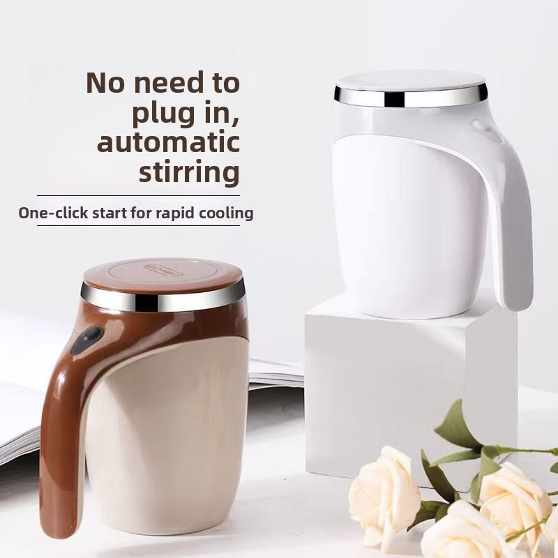 Automatic Magnetic Stirring Cup - Portable Self-Mixing Stainless Mug