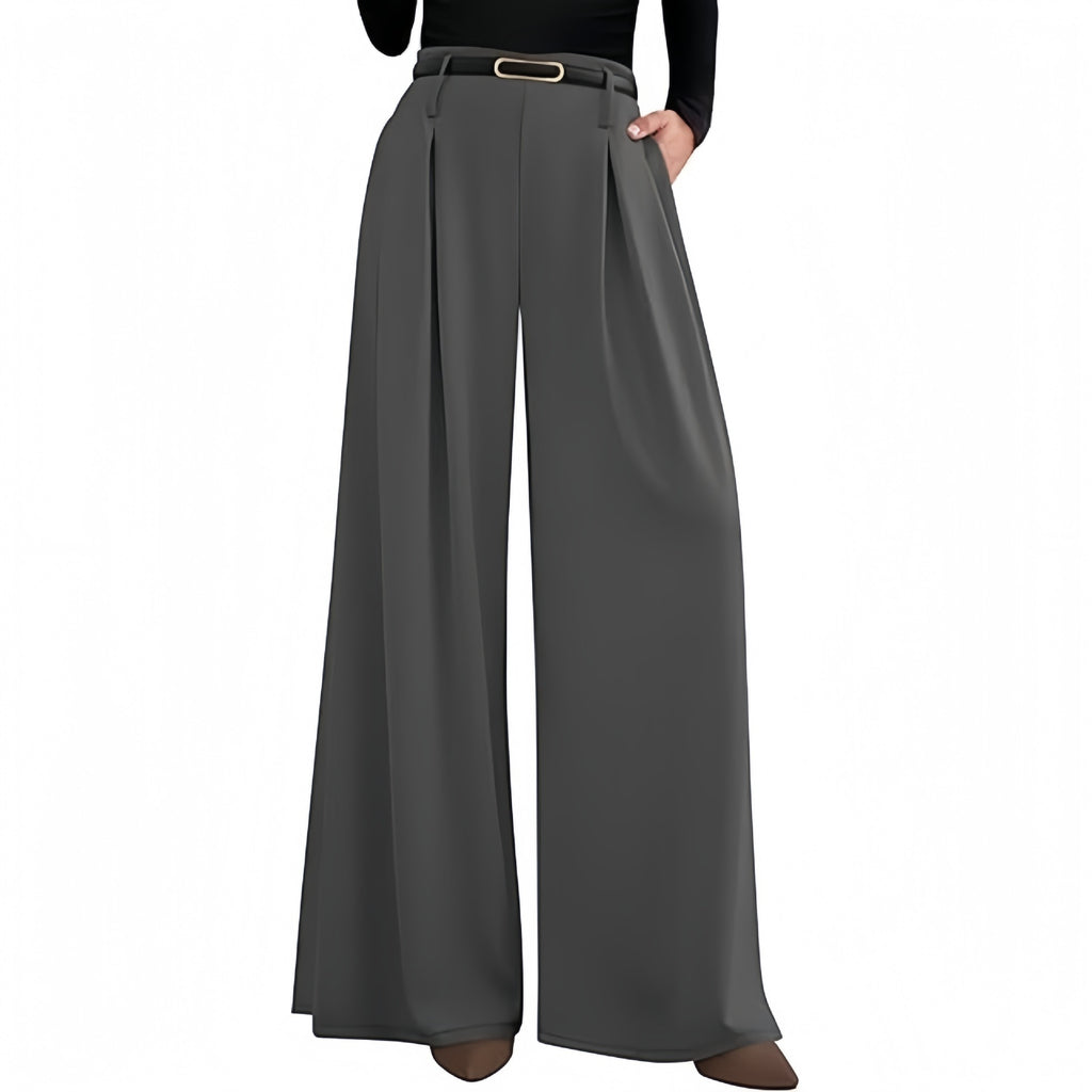 Womens High Waisted Wide Leg Dress Pants