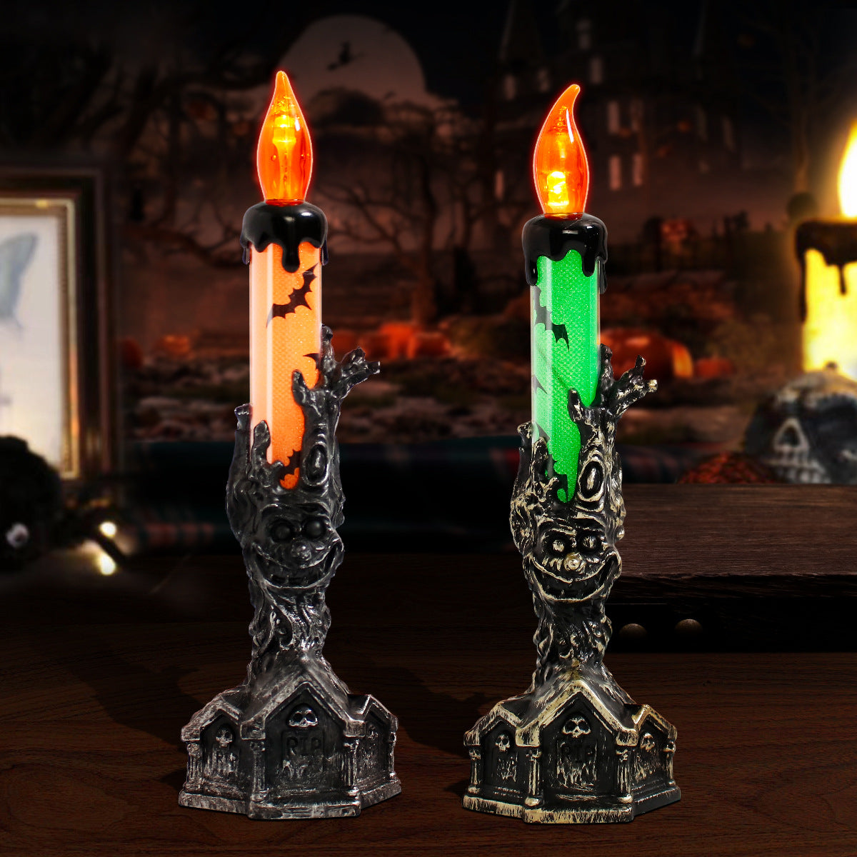 2 pack Candle Lamp