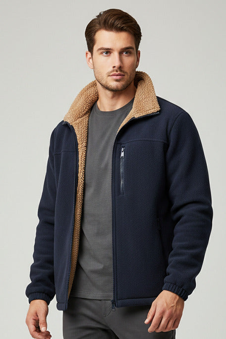 Big size sheepskin coat