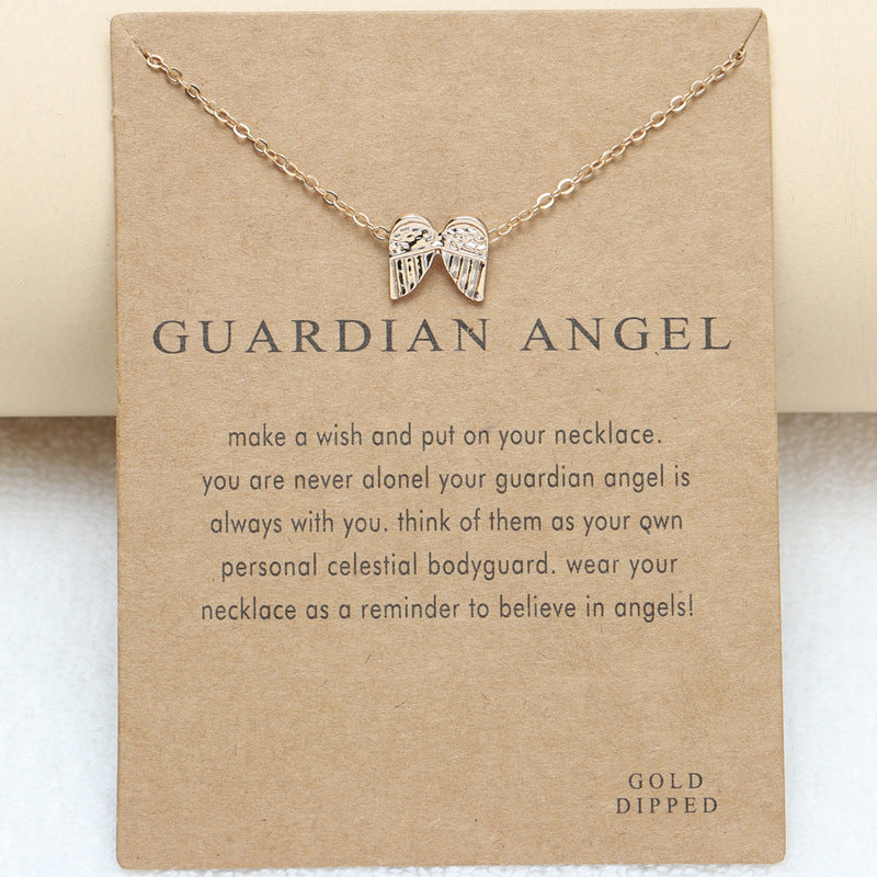 Seraphina Angel Wing Necklace Set
