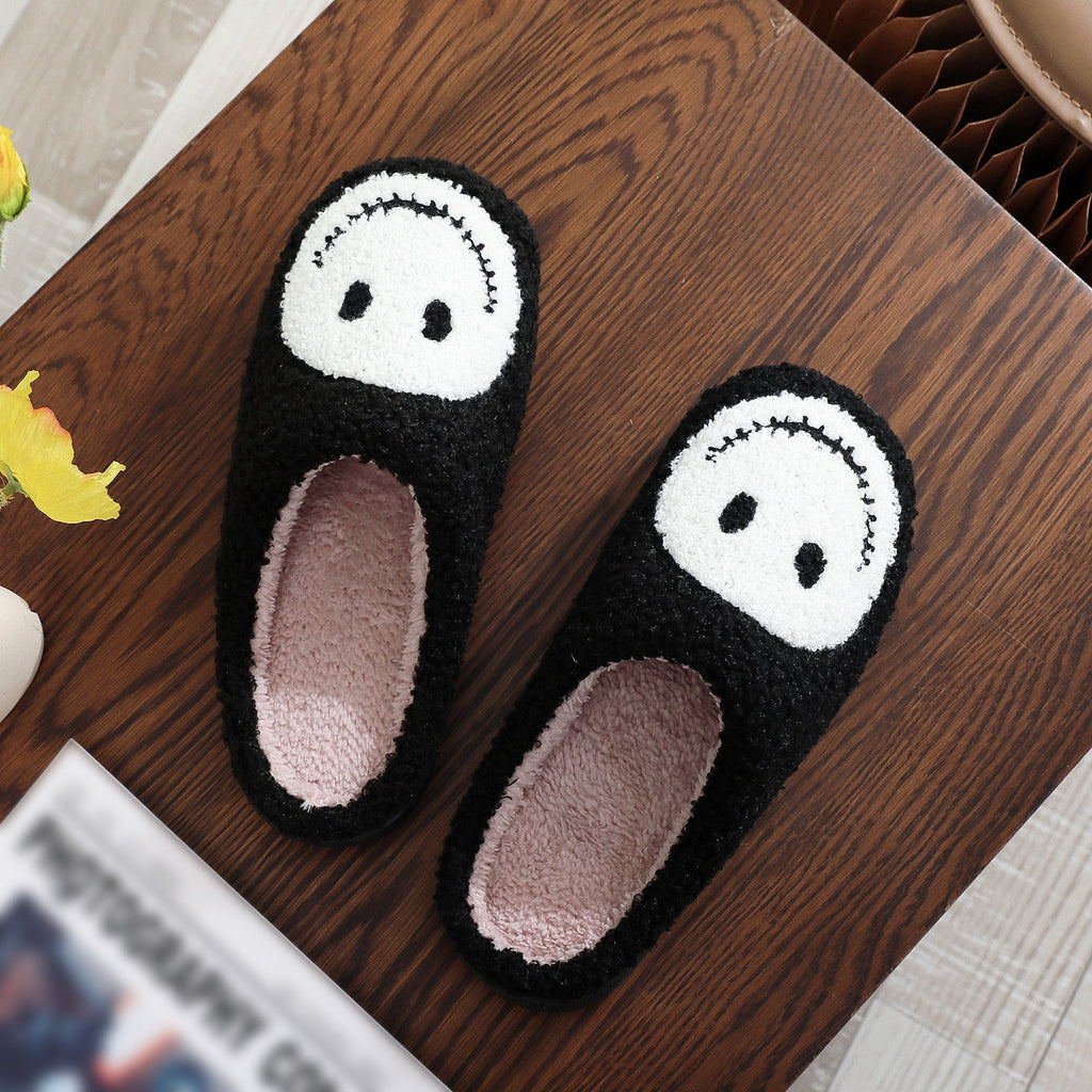 Halloween Plush Slippers Funny Design