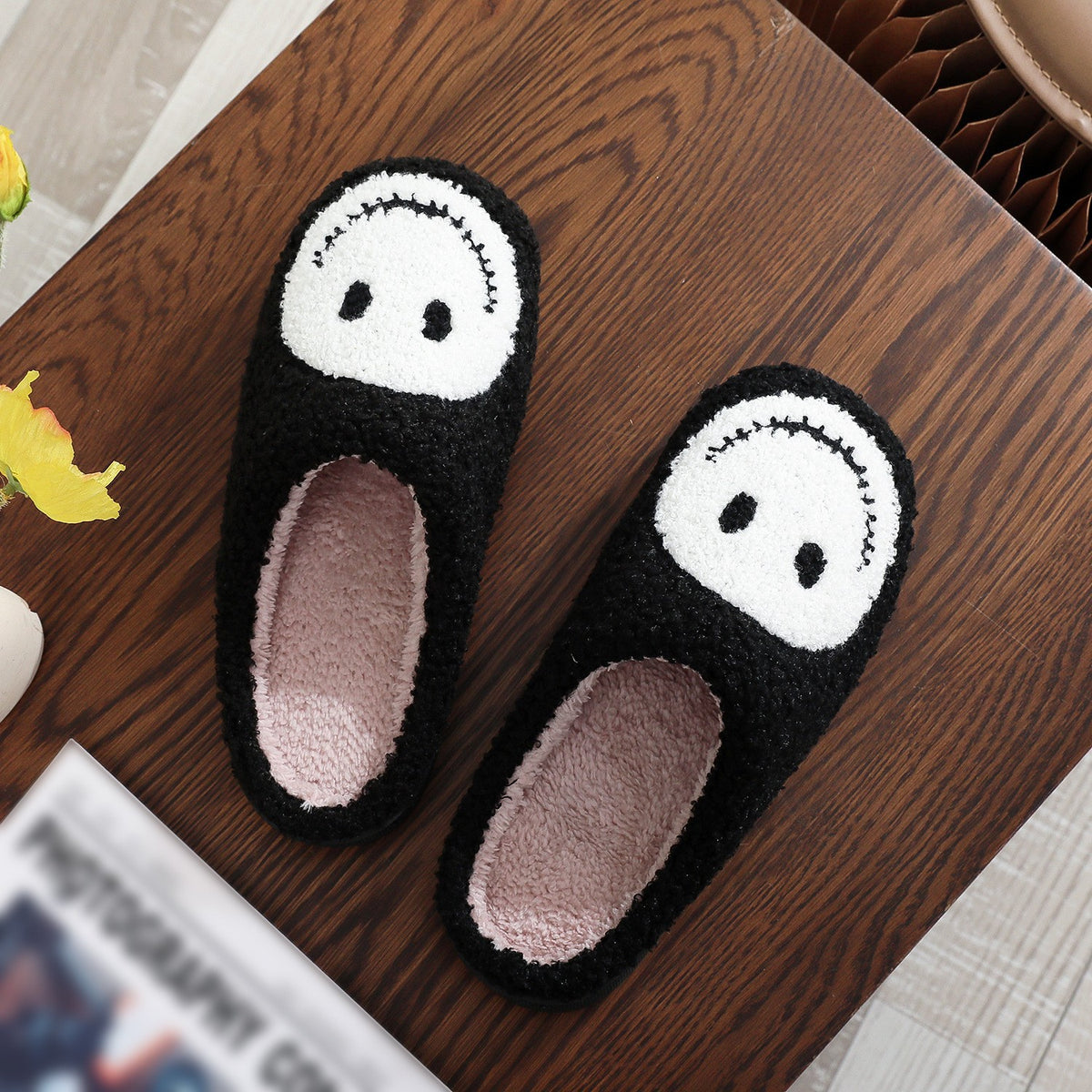 Halloween Plush Slippers Funny Design