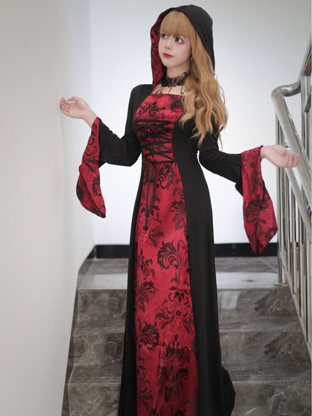 Halloween Cloak Vampire Cosplay Costume