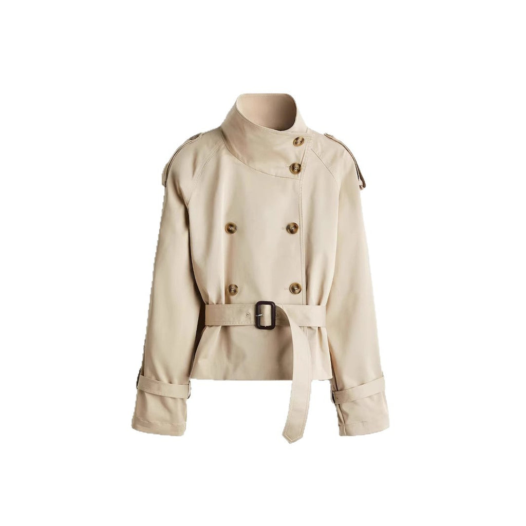 Versatile French-Style Shirt with Lace Trim