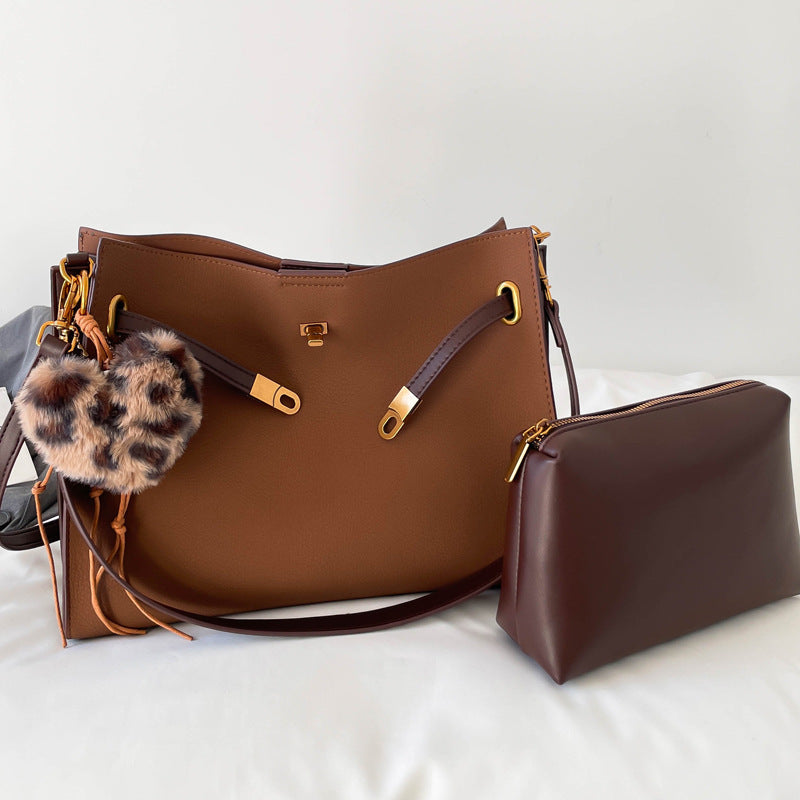 Retro Large Capacity Crossbody Handbag
