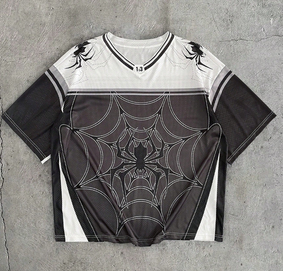Women Printed Mesh T-Shirt