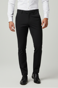 Men's Performance Straight-Leg Stretch Suit Pants - Wrinkle-Resistant - product image 1