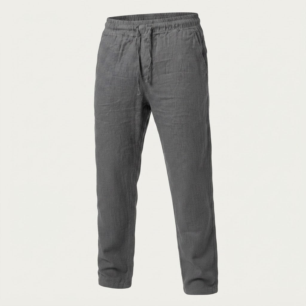 Men's Breathable Cotton and Linen Sports Pants - product image 7