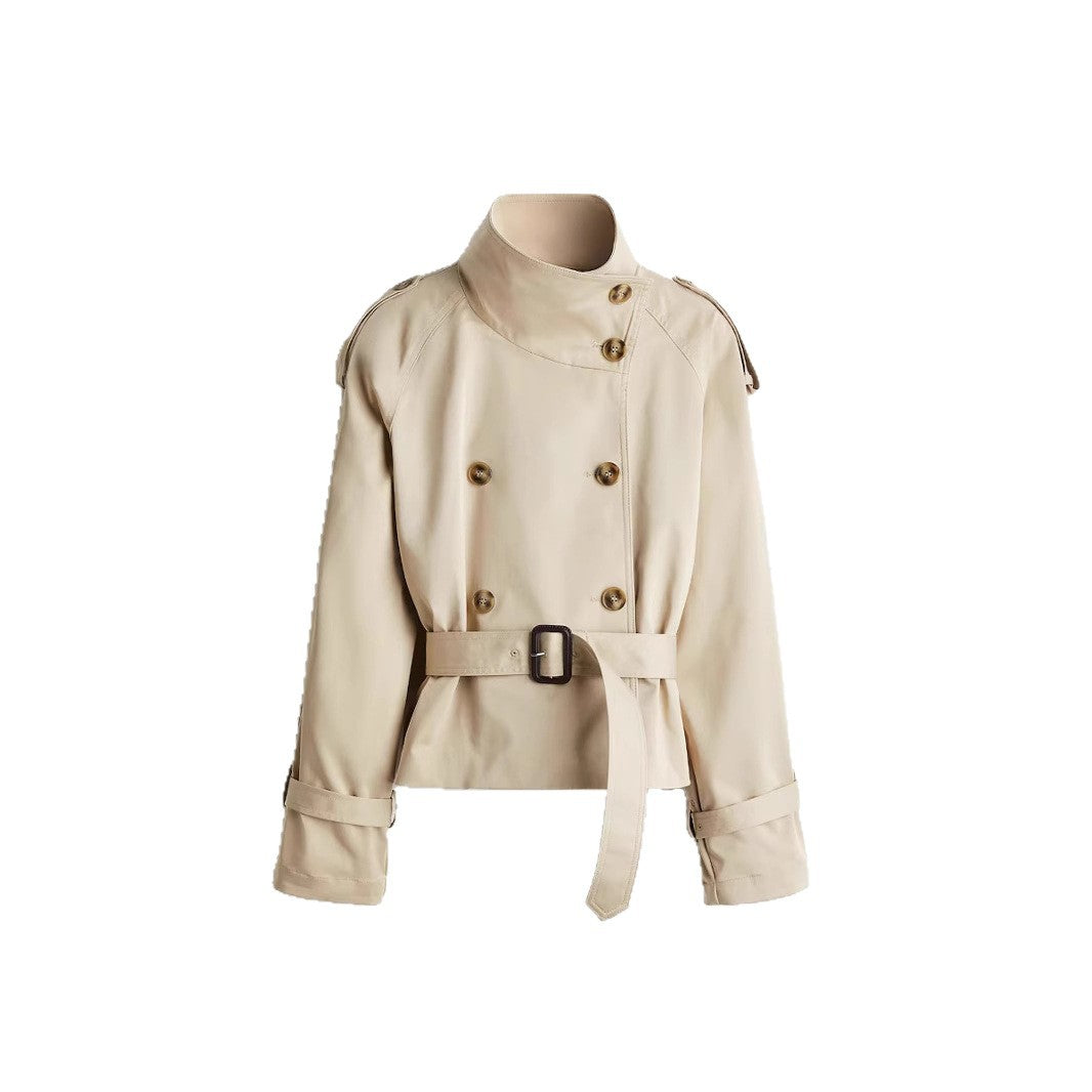 Versatile French-Style Shirt with Lace Trim