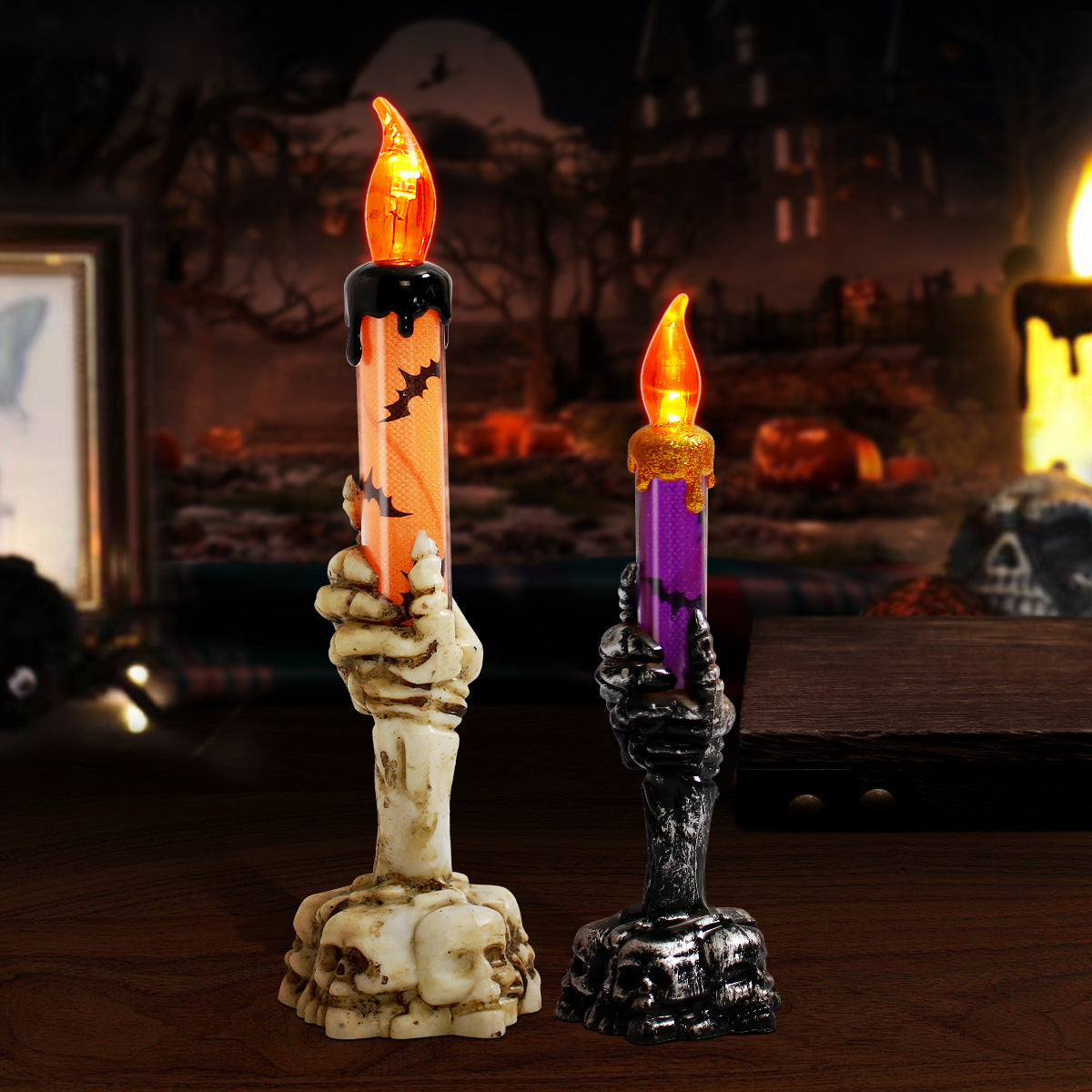 2 pack Candle Lamp