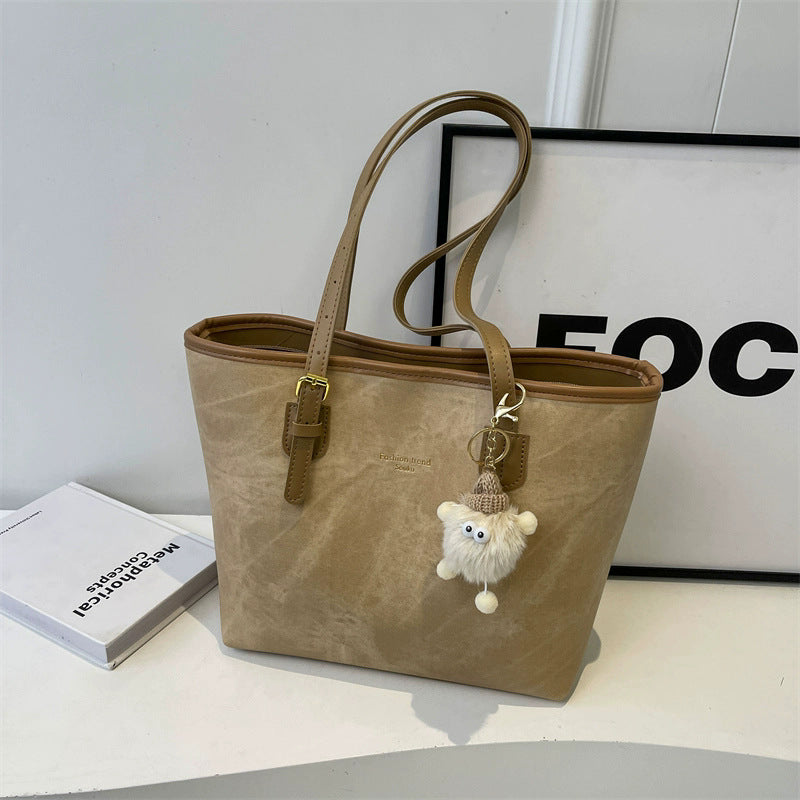 Suede Bucket bag