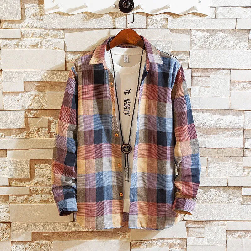 Men's Plaid Long-Sleeve Shirt - product image 8