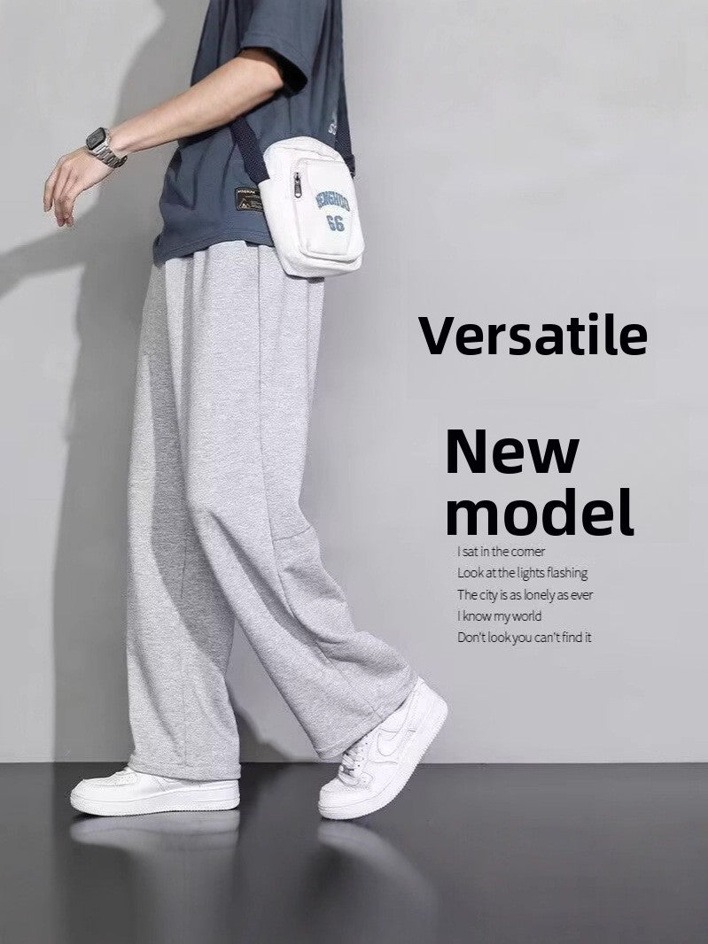 2 Pack Wide-Leg Casual Long Pants