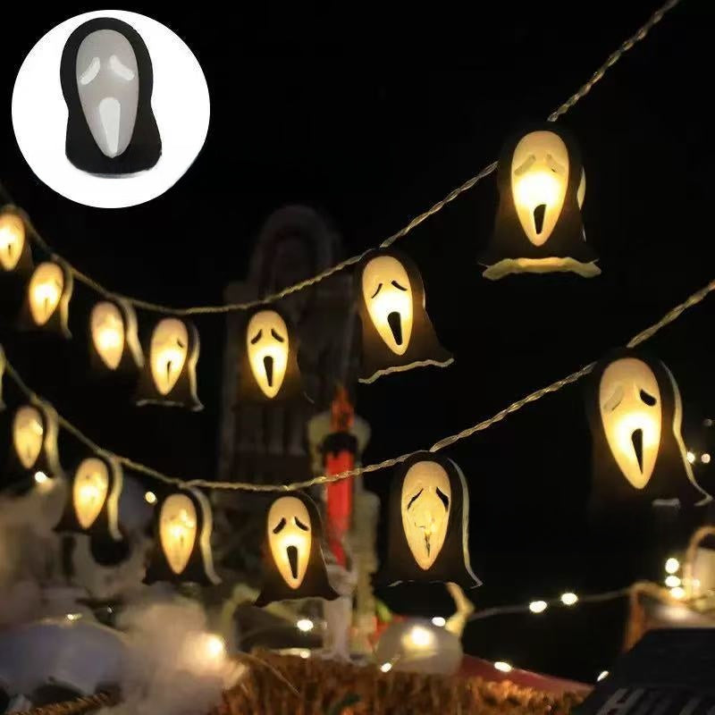 Scream Halloween LED Pumpkin Light String