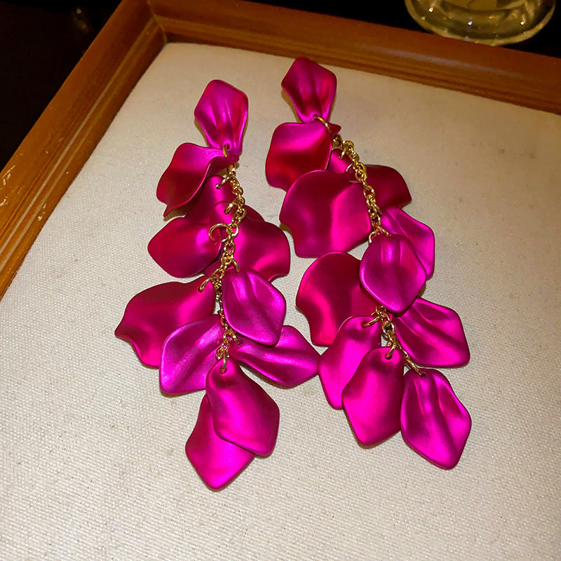 Floral earrings