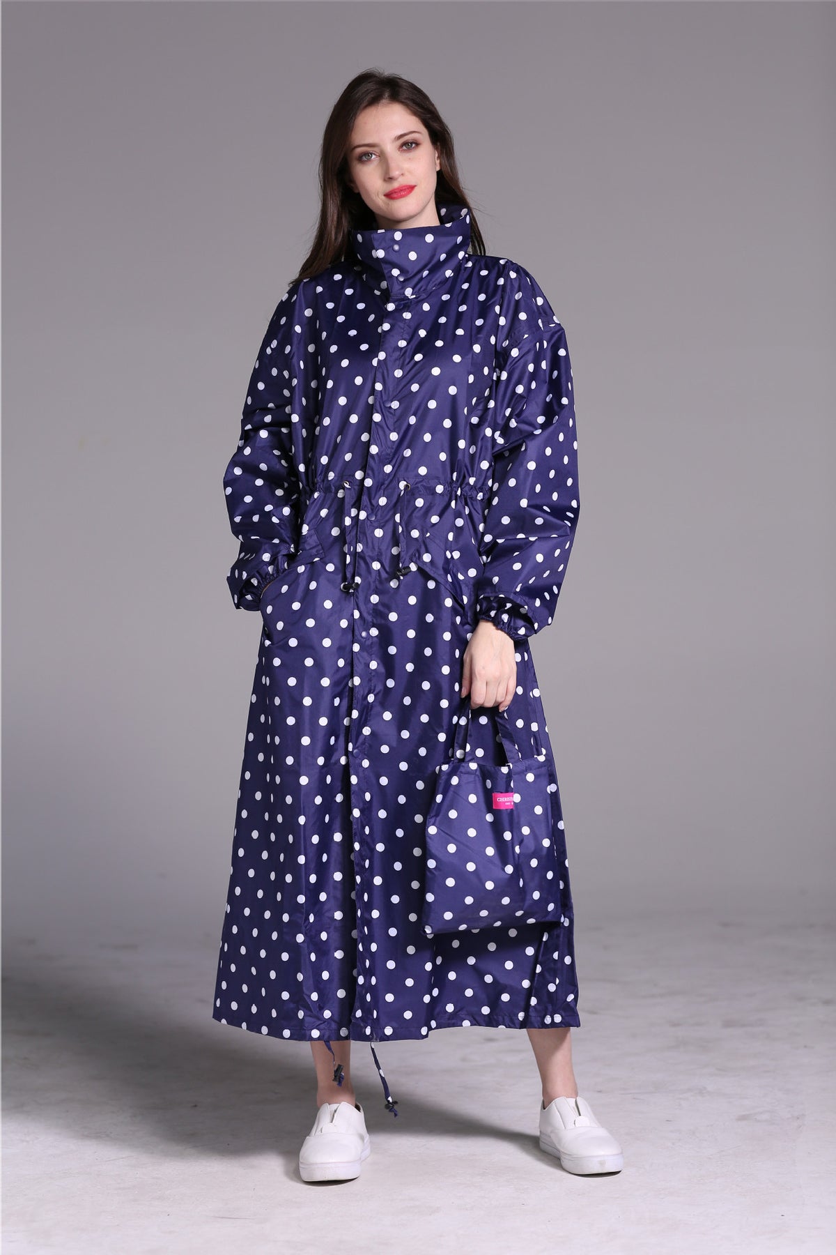 Lightweight Waterproof Long Rain Poncho - Packable Protection
