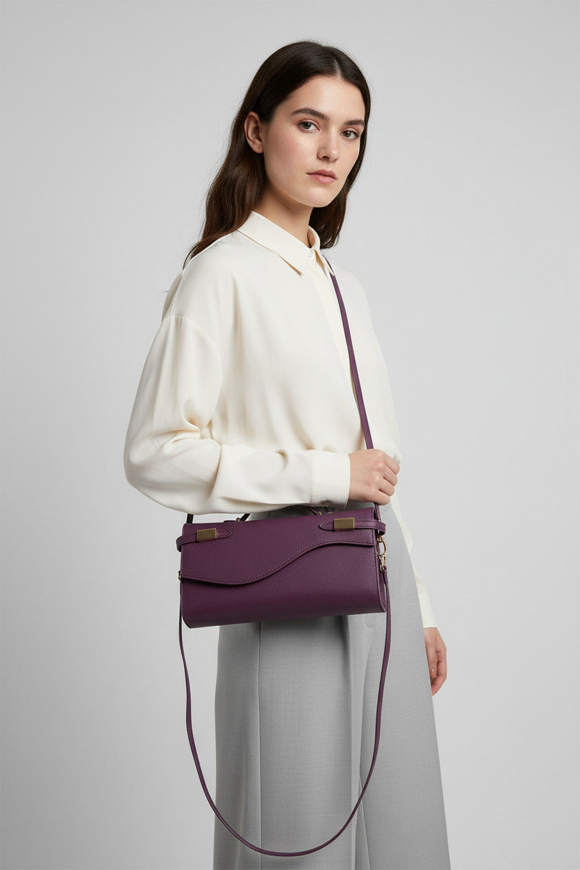 Retro-style handbag, underarm bag, shoulder bag, crossbody bag