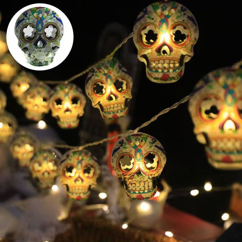 SKULL Halloween LED Pumpkin Light String