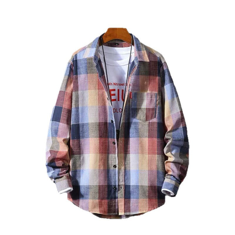 Men's Plaid Long-Sleeve Shirt - product image 9