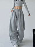 Womens High Waisted Straight Leg Sweatpants