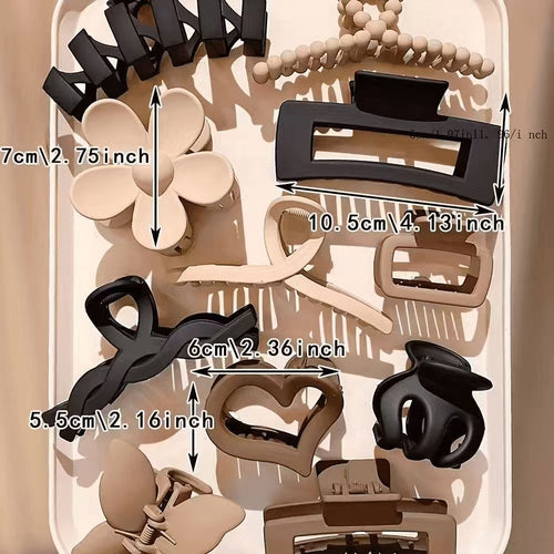 10 Pack Elegant Girls Hair Clips Set