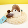 Cat Plush Shaking Bird Toy with Sound