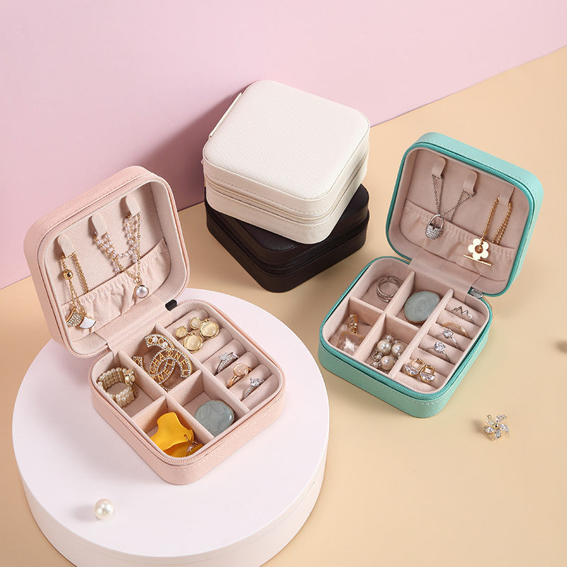AuraBox Leather Jewelry Case