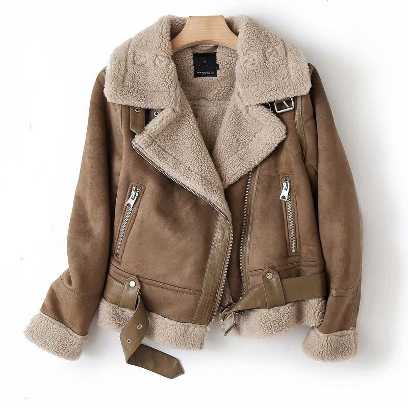 Womens Faux Leather Jacket