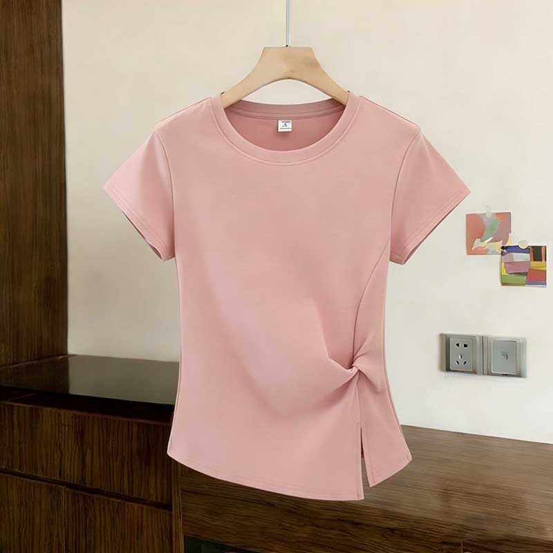 Irregular short sleeves