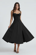 Elegant Strapless Floral Maxi Dress