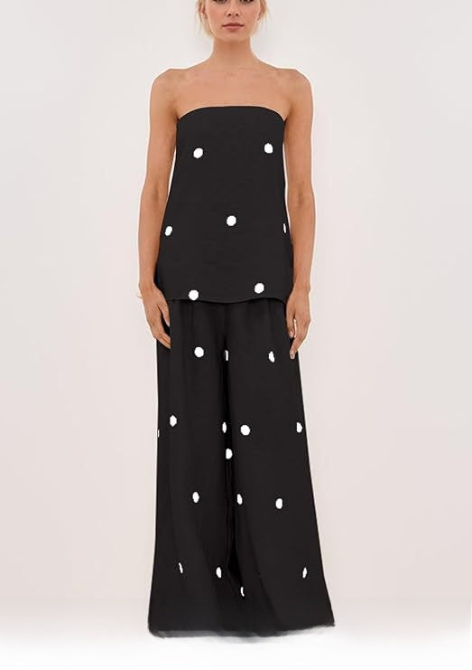 Casual set polka dots