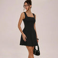 Womens Backless Slim Dress