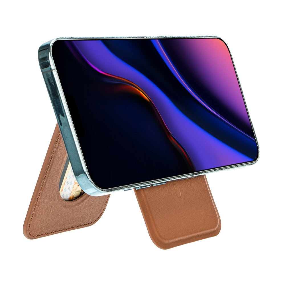 Magnetic Card Holder with Stand for iPhone