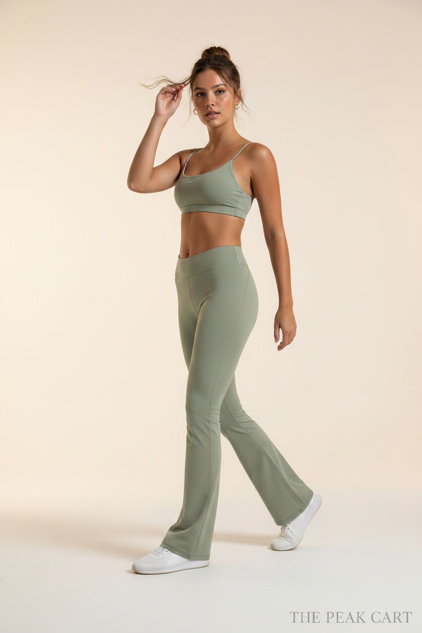 High-Waist Flared Sportswear Se