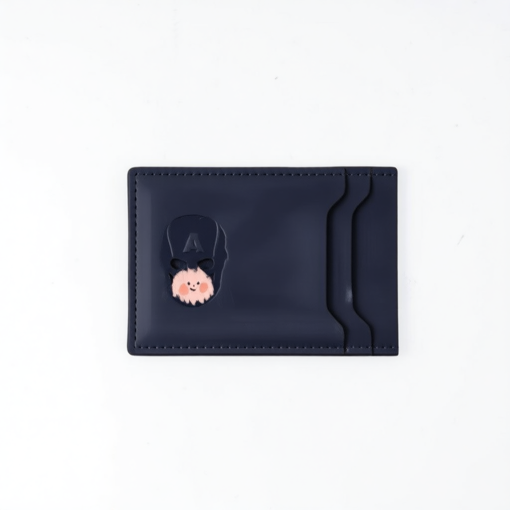 Captain America Premium Leather Card Holder