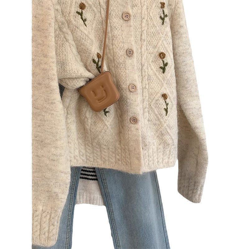 Design Sense Knitted Sweater Cardigan