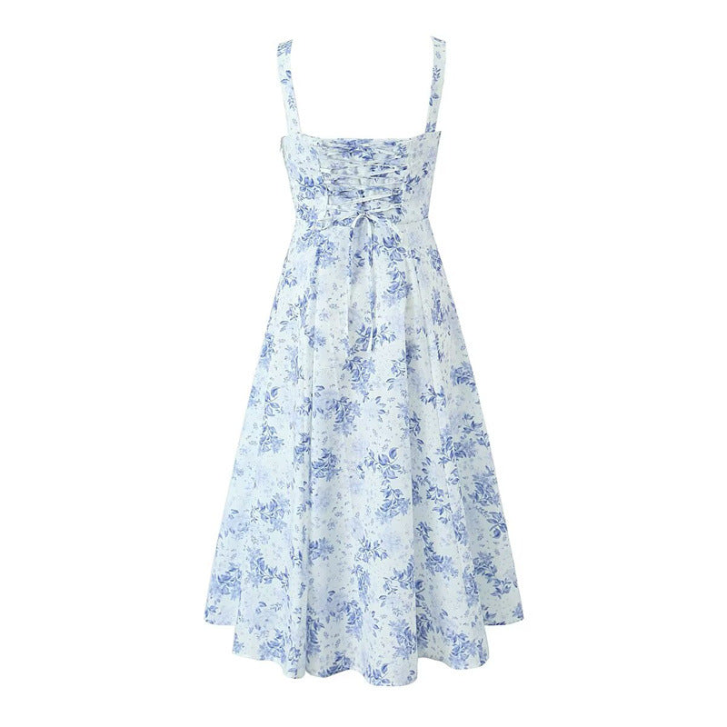 Fleur V-Neck Umbrella Dress