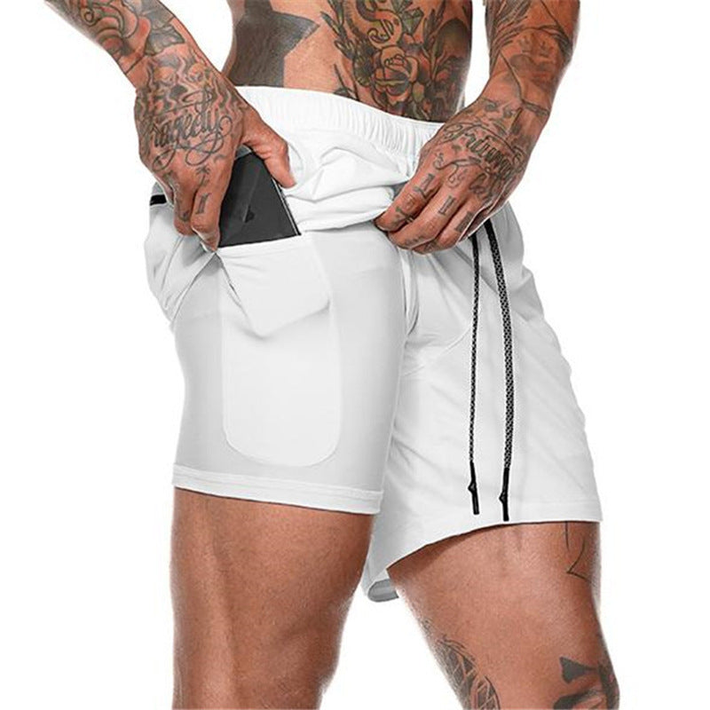 Mens Quick-Dry Sports Shorts with Breathable, Flexible Fit