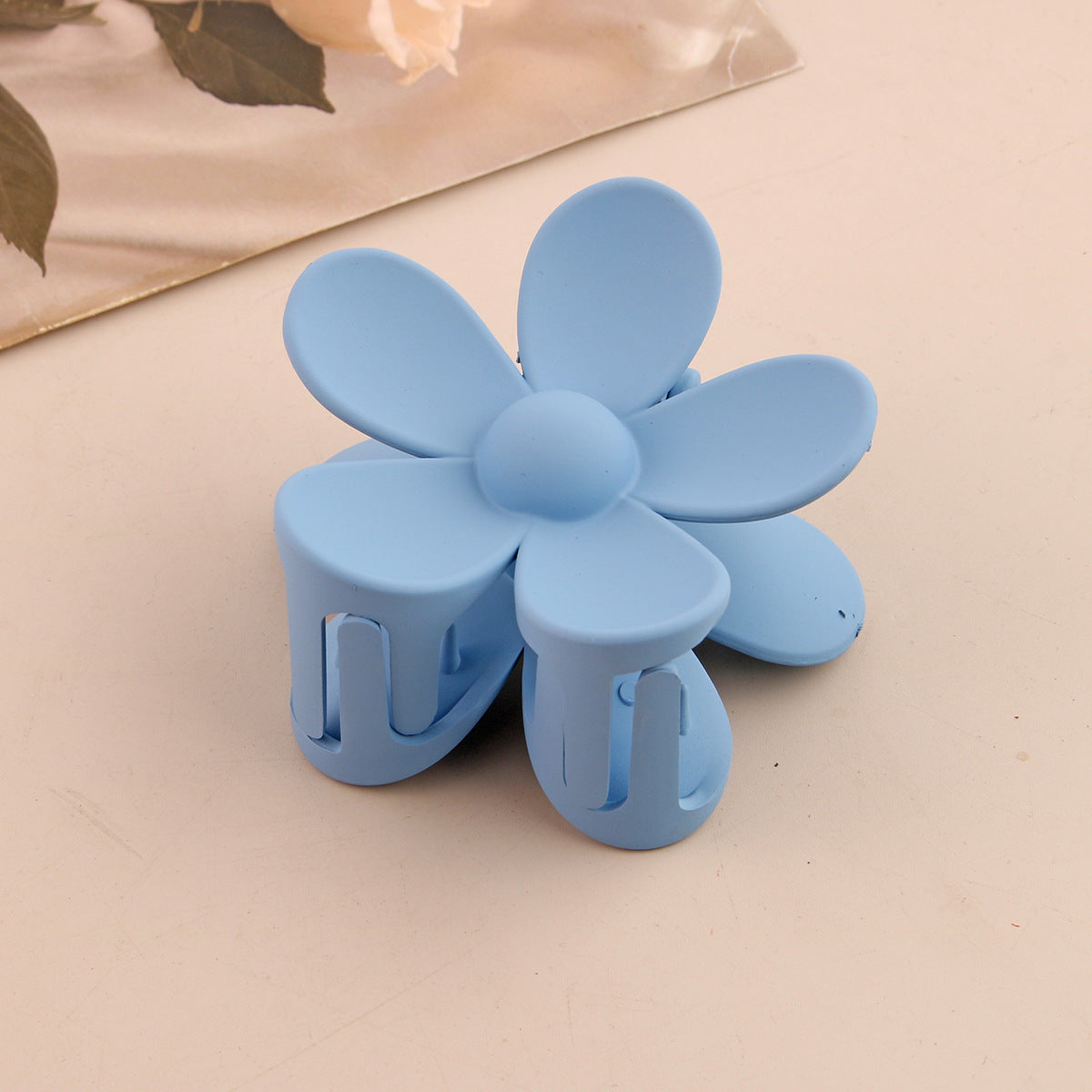 Fashion Flower Hair Clip ABS Grip Claw Clip for Women