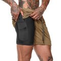 Mens Quick-Dry Sports Shorts with Breathable, Flexible Fit